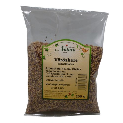 Natura csíráztatásra vöröshere 200 g