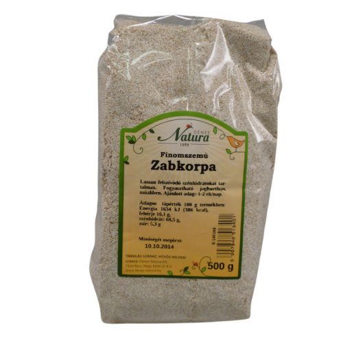 Natura zabkorpa finomszemű 500 g