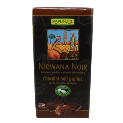 Rapunzel bio nirwana noir keserűcsoki 100 g