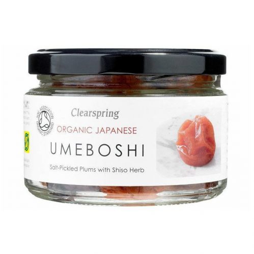 Clearspring bio umeboshi sós japán szilva 200 g