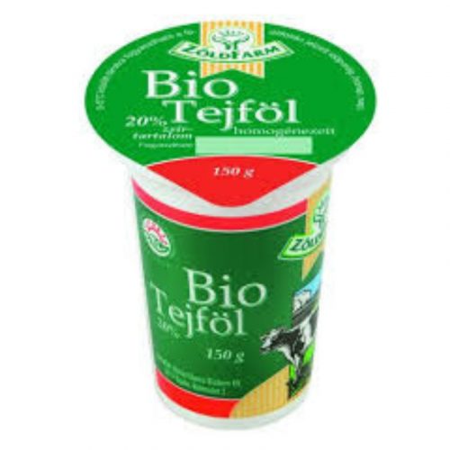 Zöldfarm bio tejföl 150 g