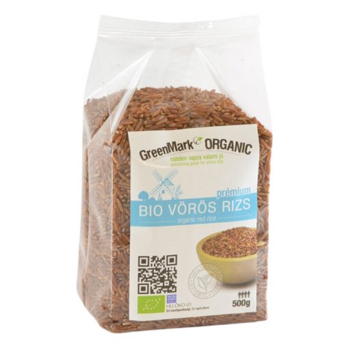 Greenmark bio vörös rizs 500 g