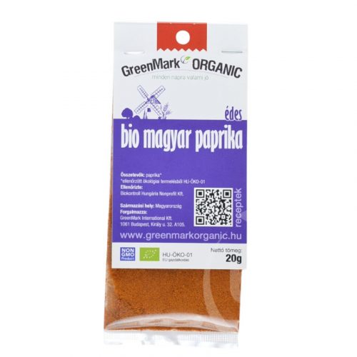 Greenmark bio magyar paprika édes 20 g