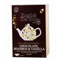   English Tea Shop 20 bio csokoládé rooibos&vanília tea 20x1,5g 30 g