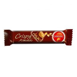   Canderel crispy almonds tejcsokoládé szelet gabona-mandula 27 g