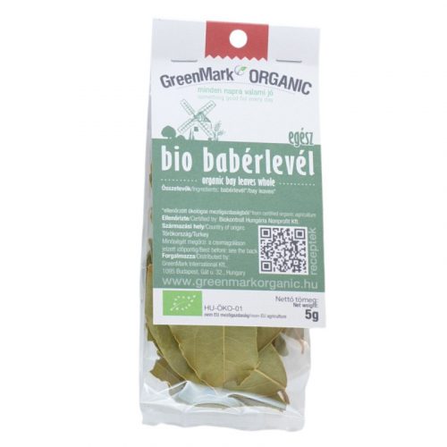 Greenmark bio babérlevél egész 5 g