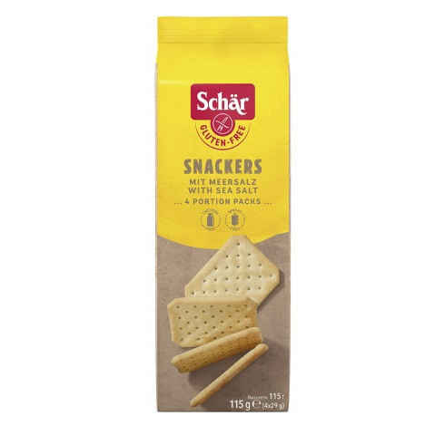 Schär gluténmentes snackers 115 g