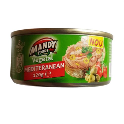 Mandy növényi pástétom mediterrán 120 g