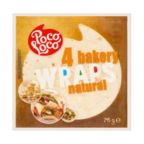 Poco Loco lágy tortilla búzalisztből 245 g