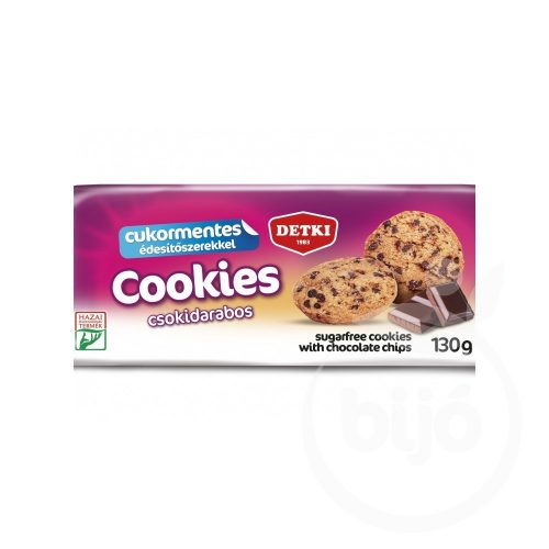 Detki cookies cukorm.keksz csokoládé darabokkal 130 g