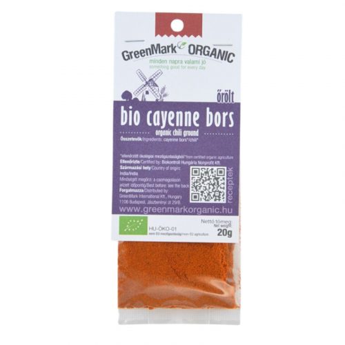 Greenmark bio cayenne bors őrölt 20 g