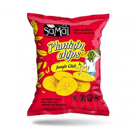 Samai plantain főzőbanán chips csípős chili 75 g