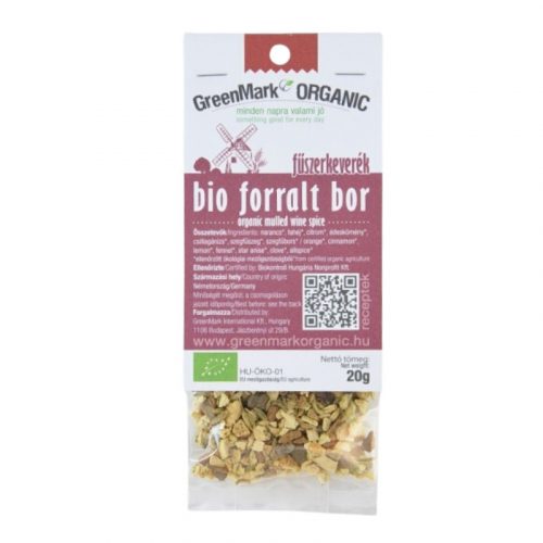 Greenmark bio forraltbor fűszerkeverék 20 g