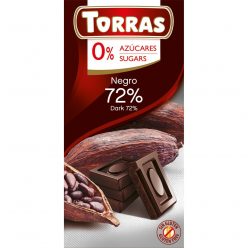   Torras gluténmentes étcsokoládé 72% hozzáadott cukor nélkül 75 g