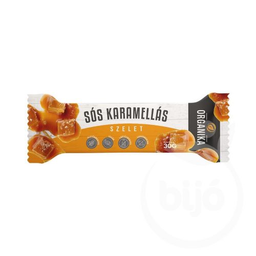 Organika sós karamellás szelet 30 g