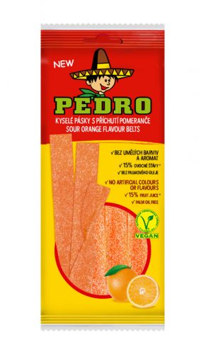 Pedro orange belt gumicukor vegán 80 g