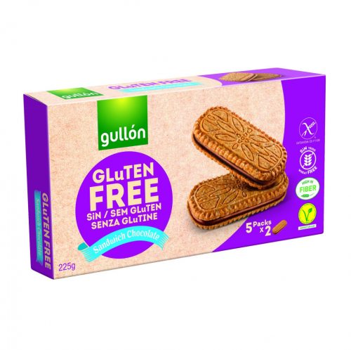 Gullón gluténmentes szendvicskeksz 225 g