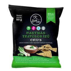   Szafi Free gluténmentes hagymás-tejfölös ízű chips 50 g