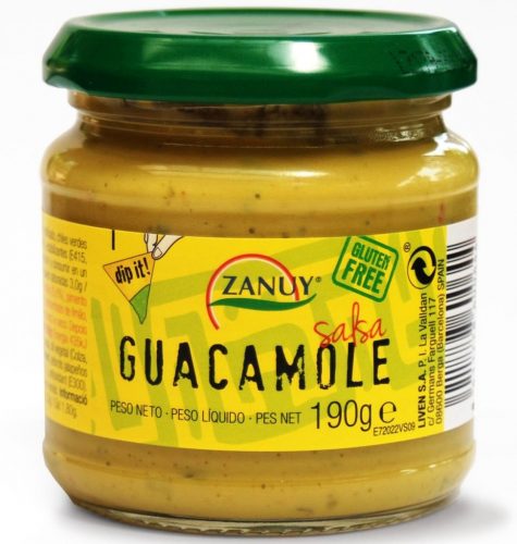 Zanuy guacamole avokádószósz gluténmentes 190 g