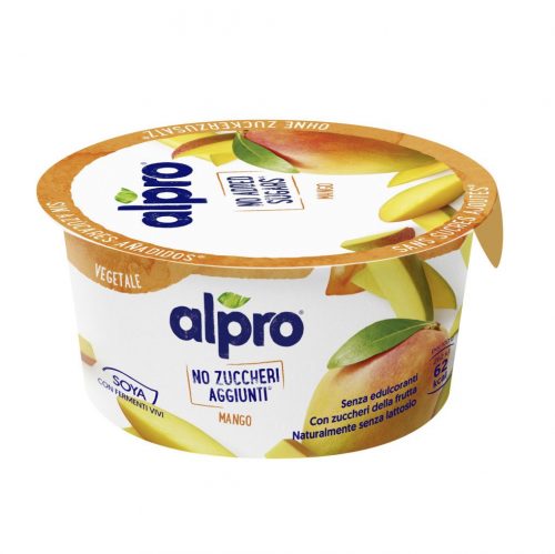 Alpro szójagurt mangós hozzáadott cukrot nem tartalmaz 135 g