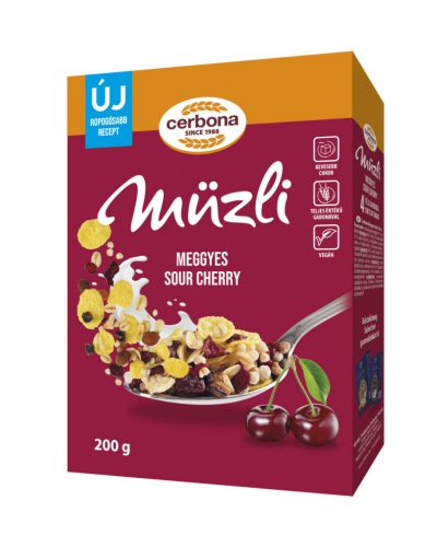 Cerbona müzli meggyes 200 g