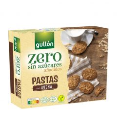   Gullón pastas zero magas rosttartalmú kakaós zabkeksz hozzáadott cukor nélkül 300 g