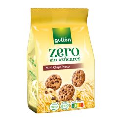   Gullón mini chip choco zero keksz csokoládé darabkákkal, édesítőszerrel 75 g