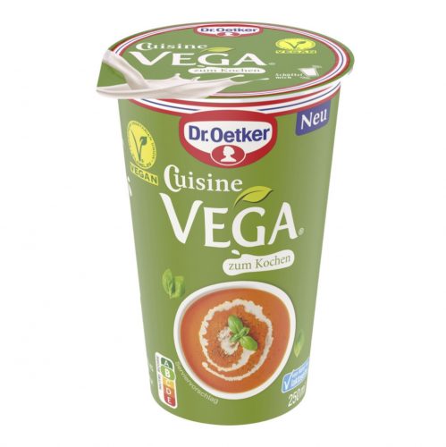 Dr.oetker cuisine vega vegán növényi készítmény főzőtejszín helyettesítésére 250 ml