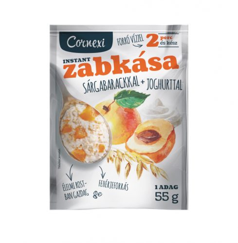 Cornexi zabkása sárgabarackkal, joghurttal 55 g