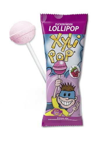 Xylipop cukormentes nyalóka eper ízű 6 g