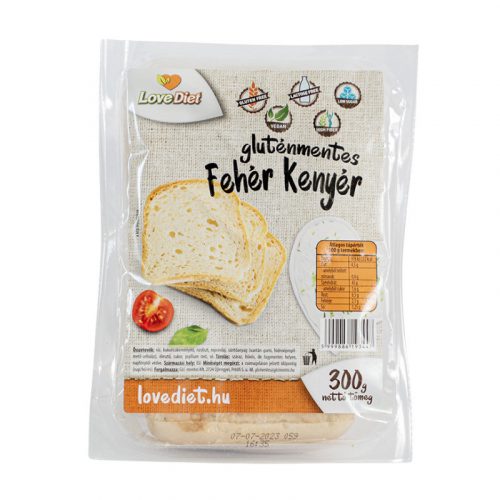 Lovediet gluténmentes fehér kenyér 300 g