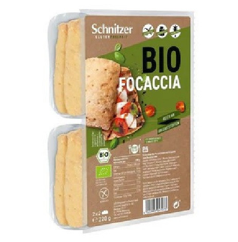 Schnitzer bio gluténmentes focaccia 220 g