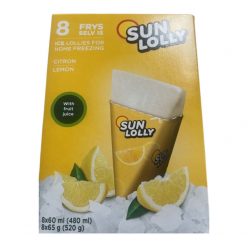   Sunlolly glutén- és laktózmentes jégkrém citrom 8x60ml 480 ml