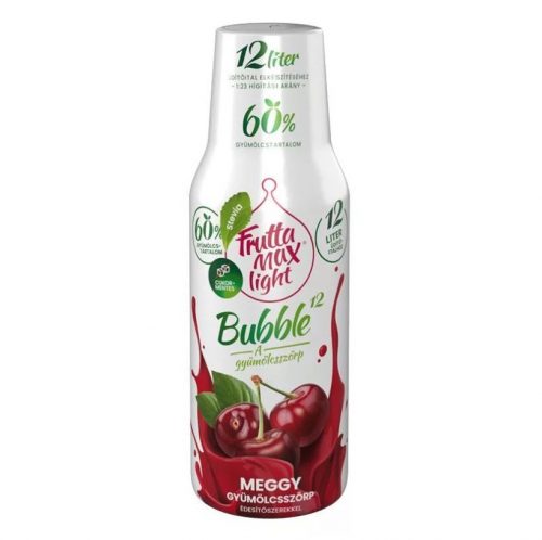 Fruttamax bubble 12 meggy 500 ml