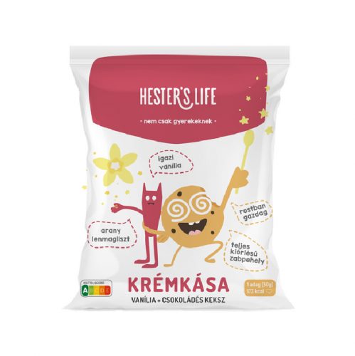 Hester's Life zabkása vaníliás-csokoládés kekszes krémkása 50 g