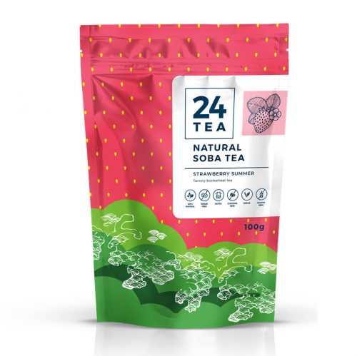 24tea strawberry summer soba tea epres hajdina tea 100 g