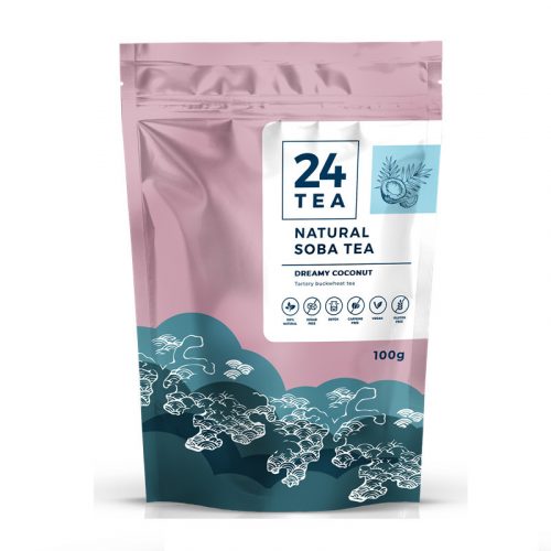 24tea dreamy coconut soba tea kókuszos hajdina tea 100 g