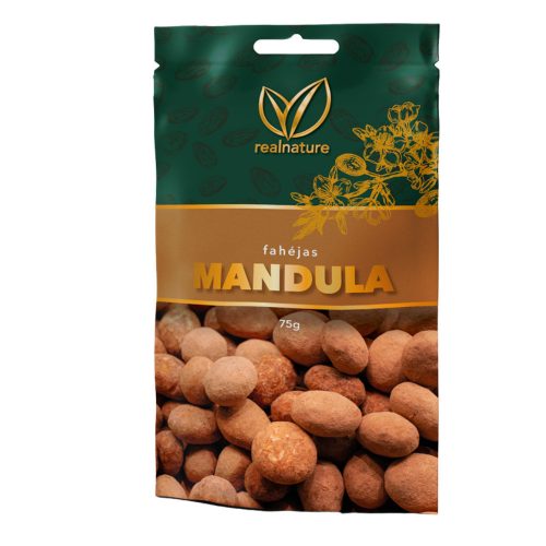 Real Nature tejcsokoládés-fahéjas mandula 75 g