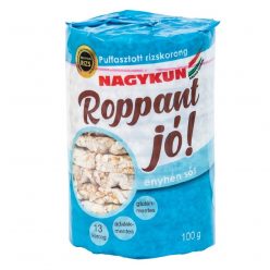 Roppant jó! puffasztott rizskorong enyhén sós 100 g