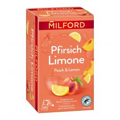 Milford őszibarack-citrom ízű gyümölcstea 20x2,25g 45 g