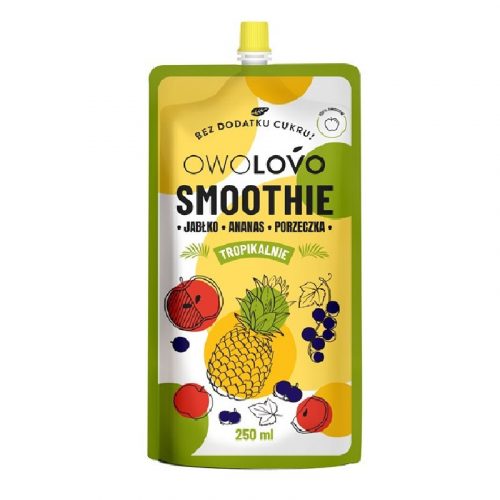 Owolovo gyümölcspüré alma-ananász-feketeribizli smoothie 200 g