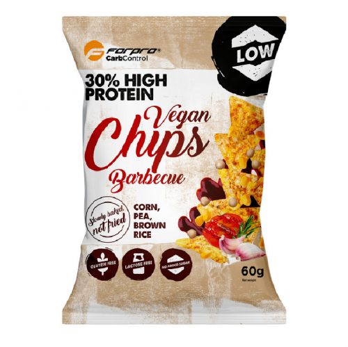 Forpro high protein 30% vegan chips barbecue 60 g