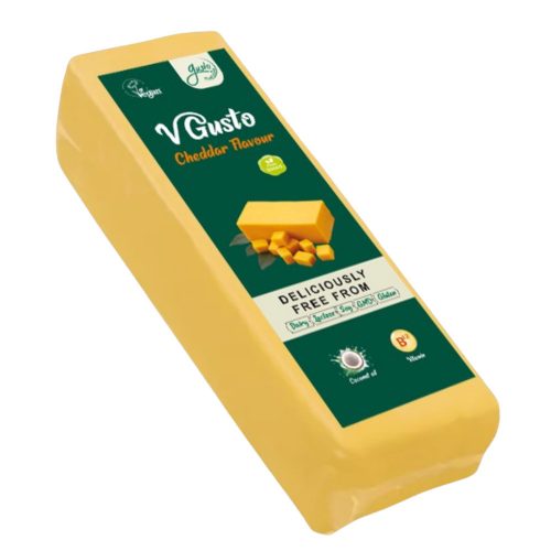 Gusto vegán készítmény tömb cheddar 2500 g