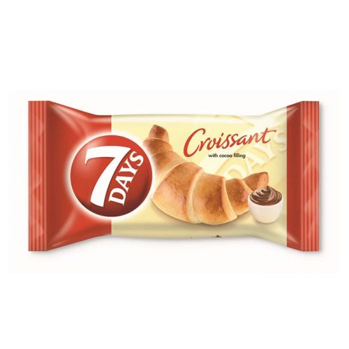 7DAYS kakaós Croissant töltelékkel 60g