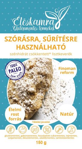 Éléskamra Szórásra sűrítésre használható CH csökkentett lisztkeverék 150g (Paleo)