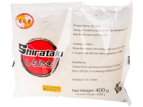 Shirataki Szélesmetélt konjac tészta 400 g